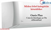 Midea Oasis Plus 2,6 kW oldalfali split klíma