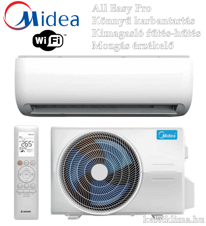 MIDEA all easy pro keletklima.hu